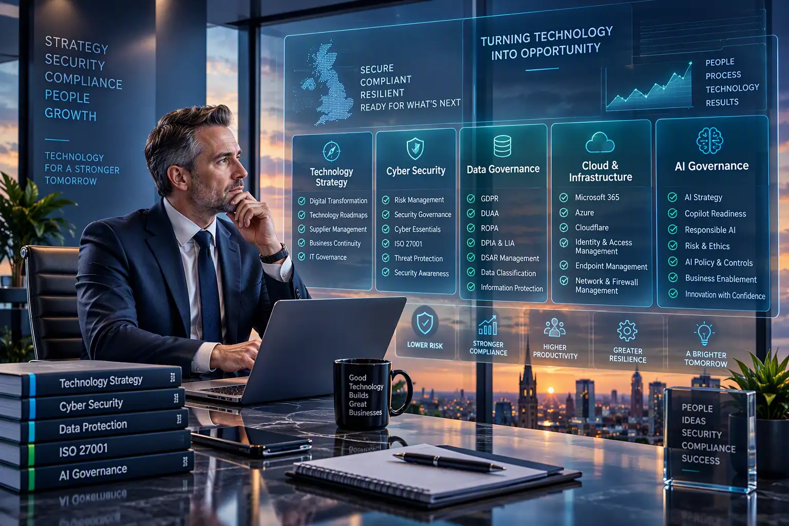 Fractional IT Manager: turning technology into opportunity across IT strategy, cyber security, data governance, cloud infrastructure and AI governance